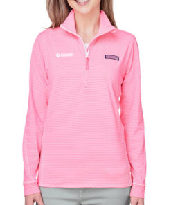 Vineyard Vines Ladies' Microstripe Sankaty Half-Zip Pullover