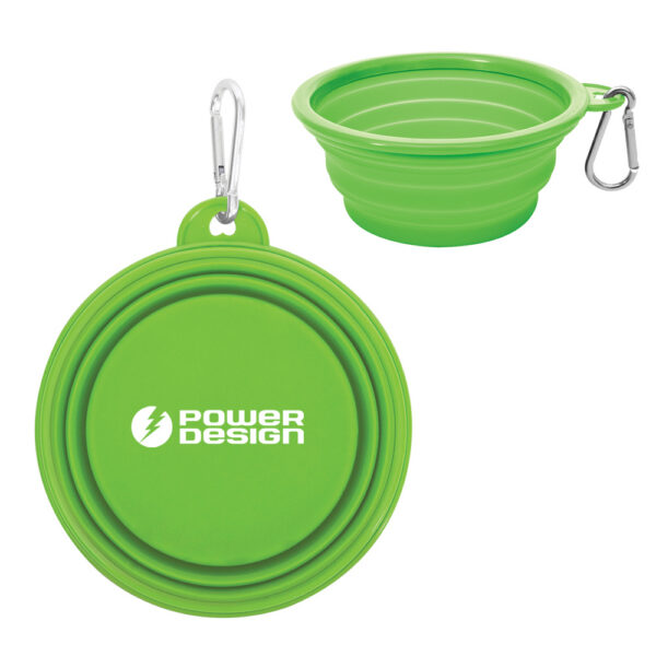 Lime-Green-Collapsible-Pet-Bowl