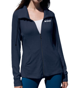 Navy-Greg-Norman-Ladies'-Mock-Neck-Full-Zip-Jacket