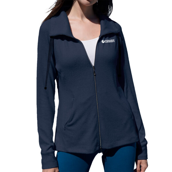Navy-Greg-Norman-Ladies'-Mock-Neck-Full-Zip-Jacket