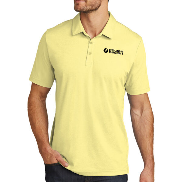 Pale-Banana-Heather-Men's-TravisMathew-Oceanside-Heather-Polo