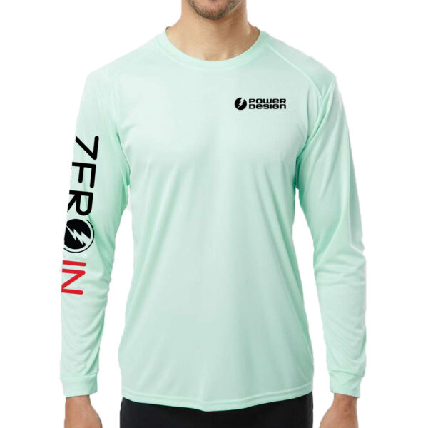 Performance UPF 50+ Long Sleeve Tee - Mint Green