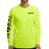 Performance UPF 50+ Long Sleeve Tee - Safety Green