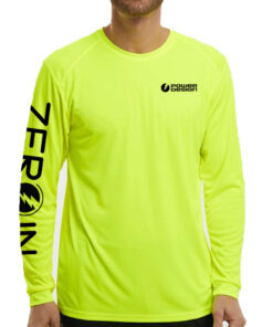 Performance UPF 50+ Long Sleeve Tee - Safety Green