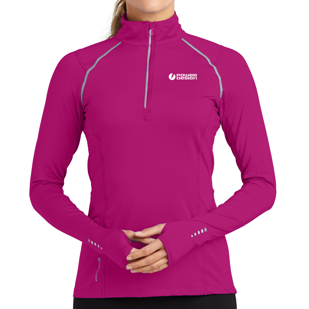 Pink-OGIO-Ladies-Nexus-1-4-Zip-Pullover