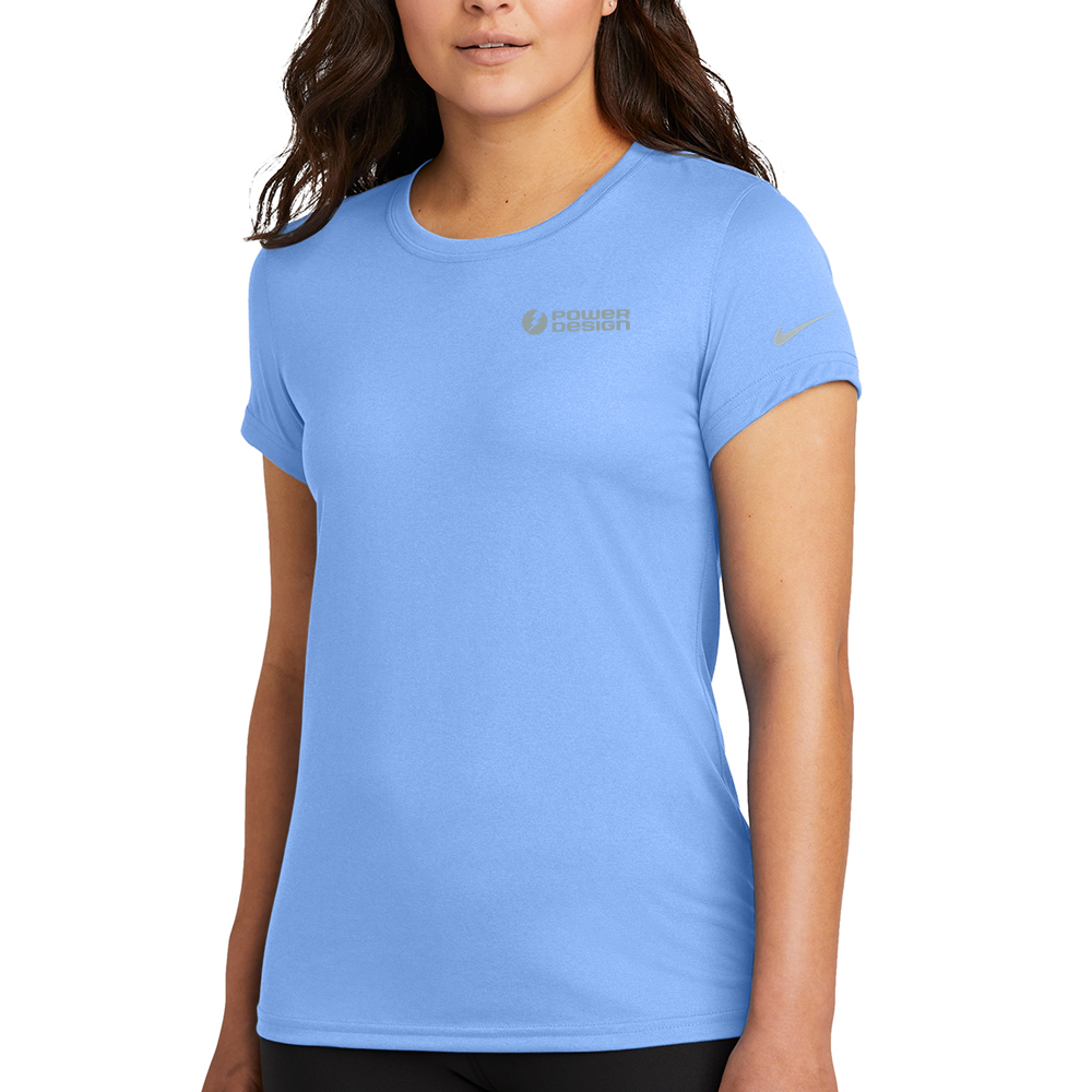 Valor-Blue-Nike-Ladies-Swooshe-Sleeve-rLegend-Tee