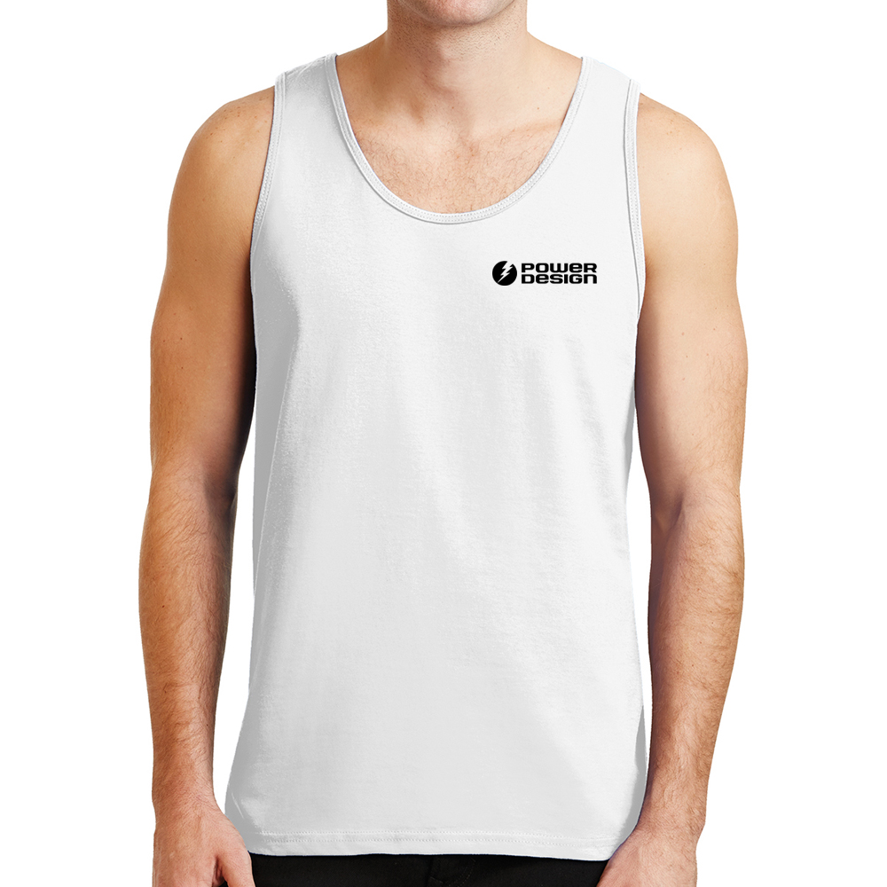 White-Gildan-Ultra-Cotton-Tank