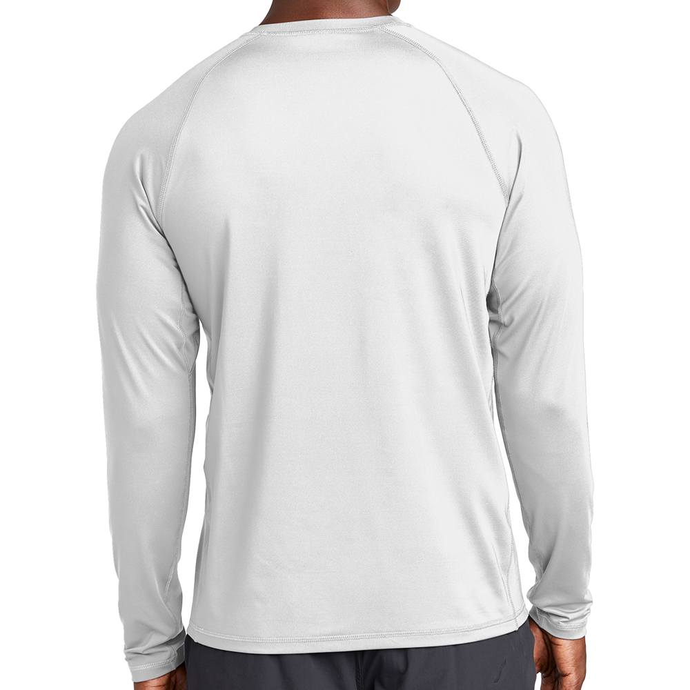 White1-Sport-Tek-Men's-Long-Sleeve-Rashguard