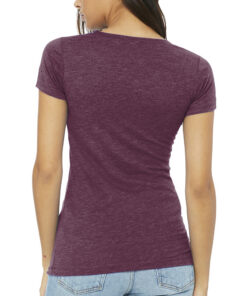 Alternative view of Bella+Canvas Ladies' Triblend Short Sleeve Tee - Maroon
