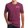 District Perfect Blend Tee - Raspberry Fleck