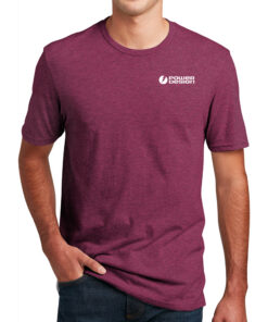 District Perfect Blend Tee - Raspberry Fleck
