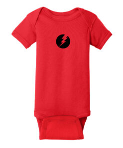 Infant Short Sleeve Baby Rib Bodysuit