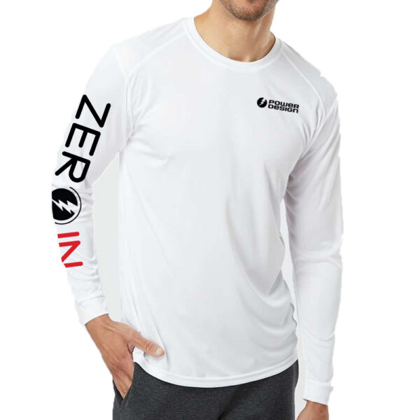Performance UPF 50+ Long Sleeve Tee - White