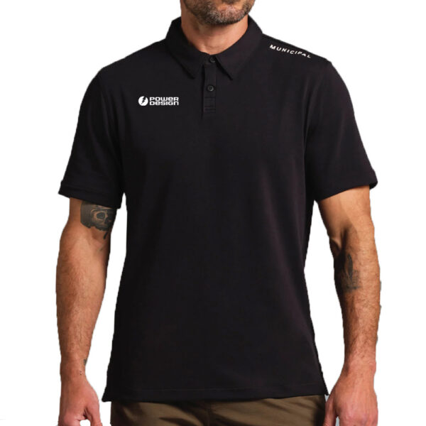 Municipal Sportcross Polo - Black