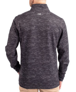 Alternative view of Cutter & Buck Men's Stretch Camo Print Eco Quarter Zip