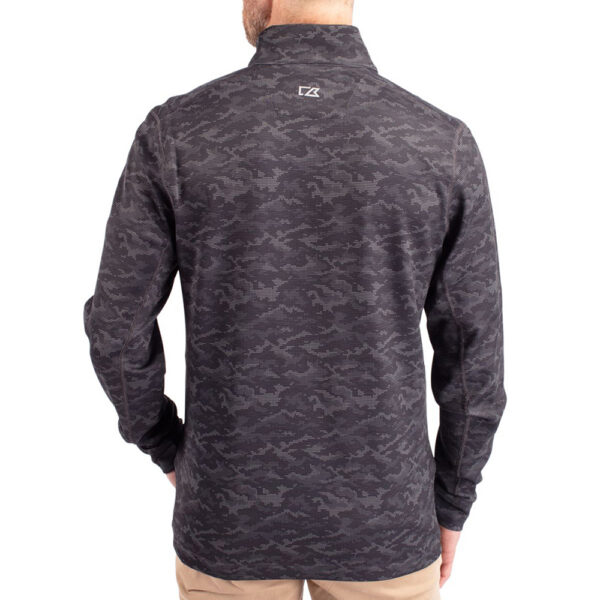 Alternative view of Cutter & Buck Men's Stretch Camo Print Eco Quarter Zip