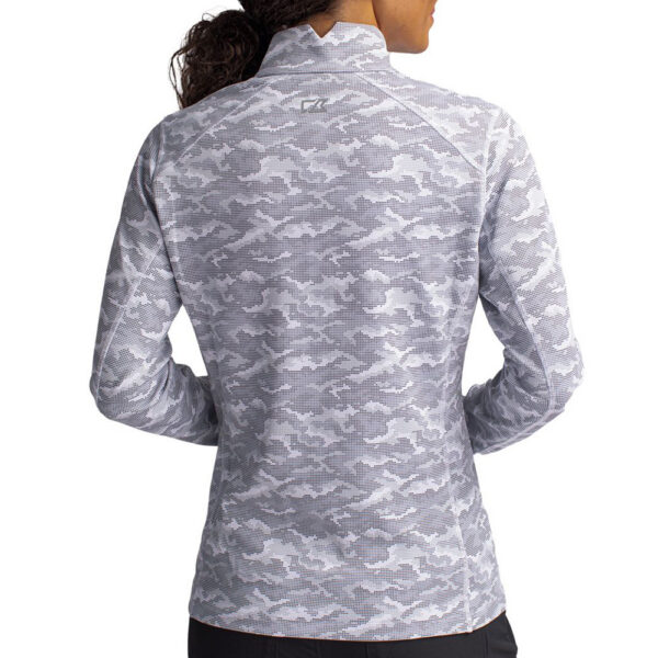 Alternative view of Cutter & Buck Ladies' Stretch Camo Print Eco Quarter Zip