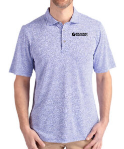 Cutter & Buck Men's Virtue Eco Pique Botanical Print Recycled Polo