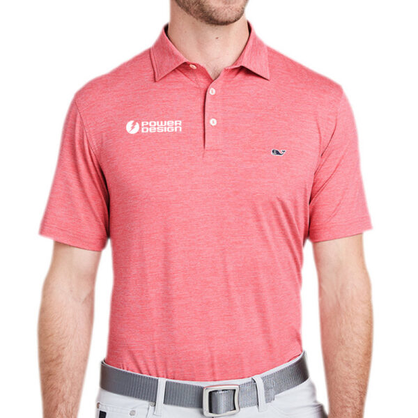 Vineyard Vines Men's Destin Stripe Sankaty Polo