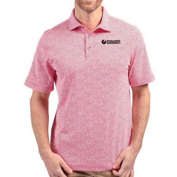 Alternative view of Cutter & Buck Men's Virtue Eco Pique Botanical Print Recycled Polo