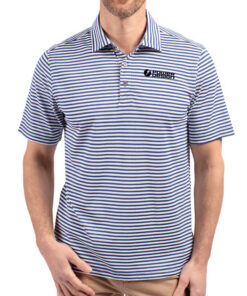 Alternative view of Cutter & Buck Men's Virtue Eco Pique Stripe Recycled Polo