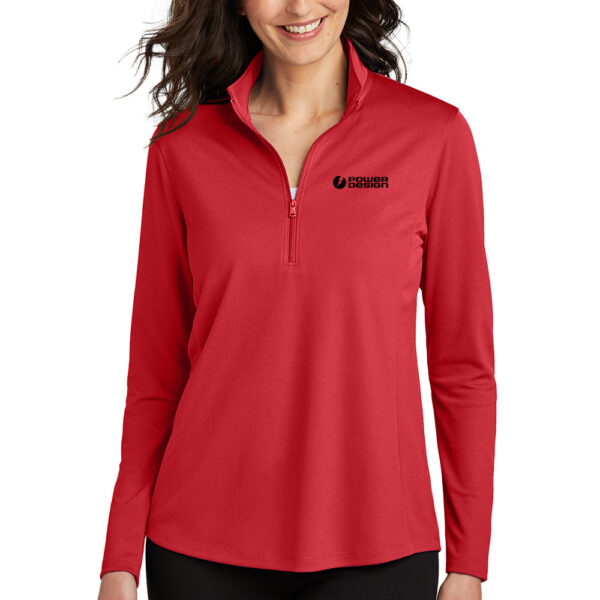 Ladies' Port Authority® Dry Zone UV Micro-Mesh 1/4-Zip
