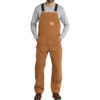 Carhartt® Duck Unlined Bib Overalls - QuickShip - 34x32