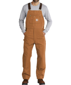 Carhartt® Duck Unlined Bib Overalls - QuickShip - 34x32