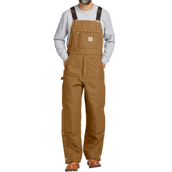 Carhartt® Firm Duck Insulated Bib Overalls
