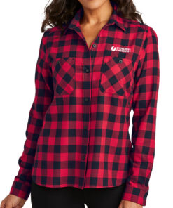 Ladies' Plaid Flannel Shirt