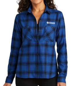 Alternative view of Ladies' Plaid Flannel Shirt