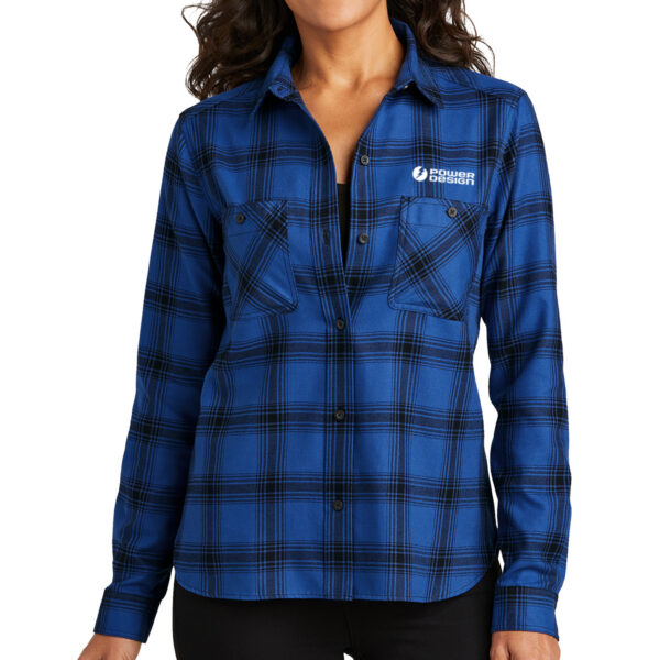 Alternative view of Ladies' Plaid Flannel Shirt