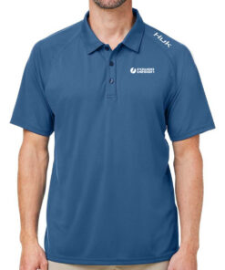 Alternative view of HUK Men's Lopro Solid Performance Polo