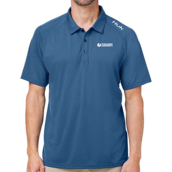 Alternative view of HUK Men's Lopro Solid Performance Polo