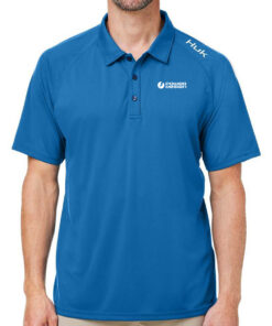 HUK Men's Lopro Solid Performance Polo