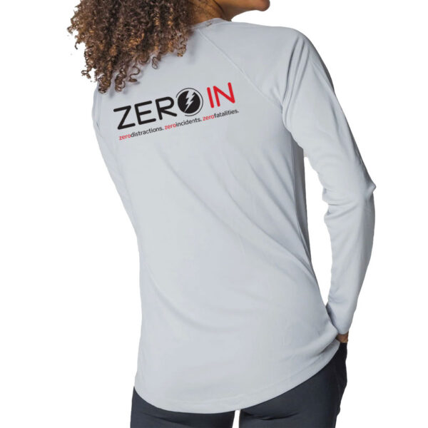 Alternative view of Ladies' Performance UPF 50+ Long Sleeve Tee - Grey