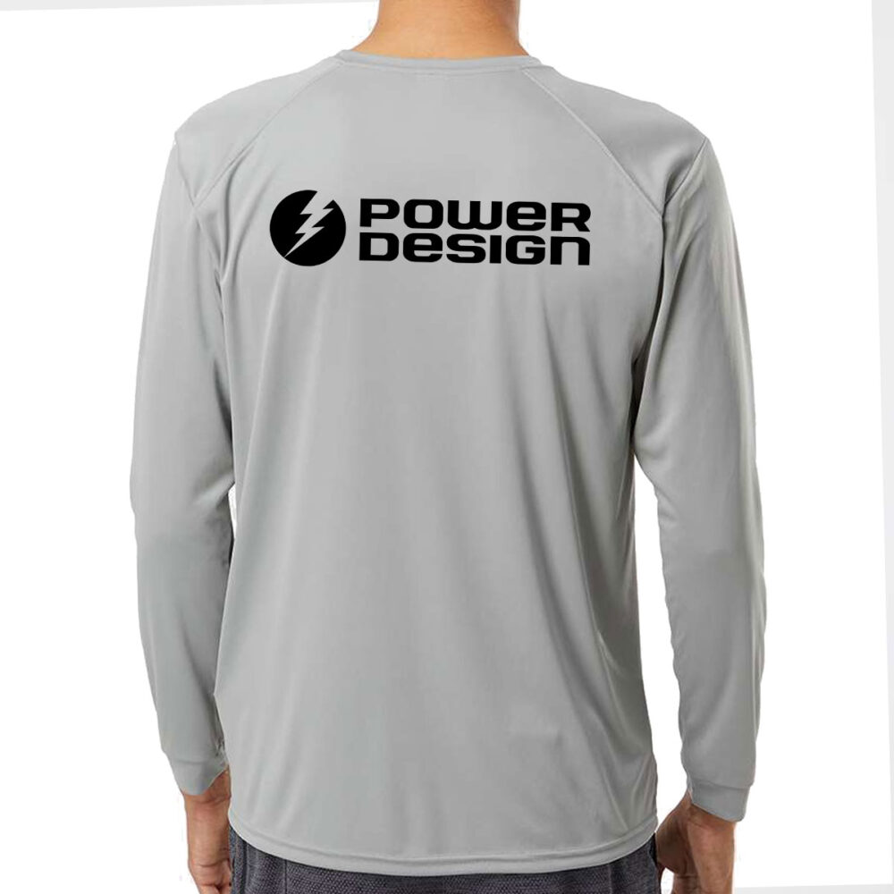 Alternative view of Performance UPF 50+ Long Sleeve Tee - Grey