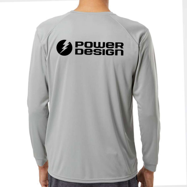 Alternative view of Performance UPF 50+ Long Sleeve Tee - Grey