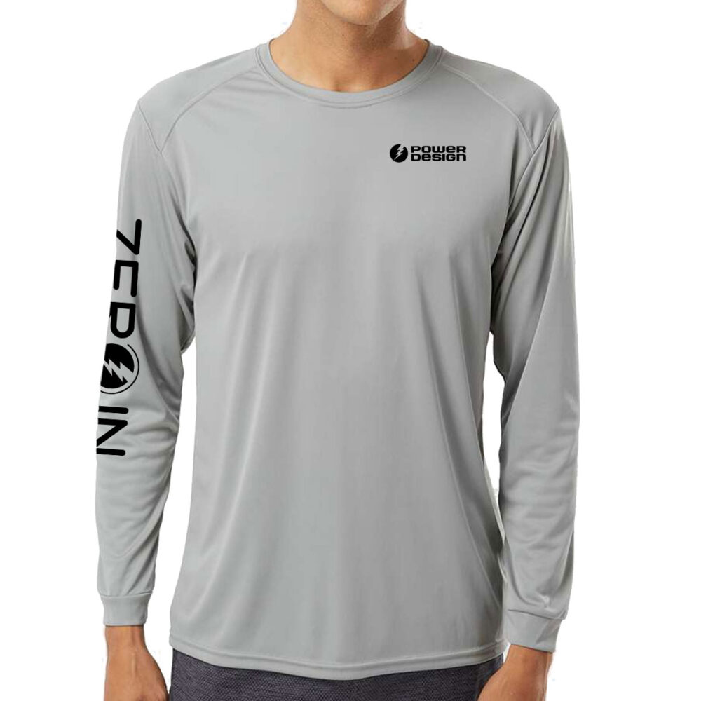 Performance UPF 50+ Long Sleeve Tee - Grey