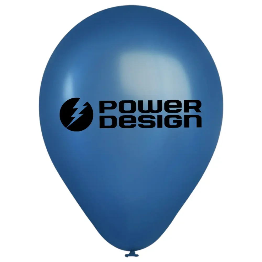 Alternative view of 9" USA Metallic Latex Balloons