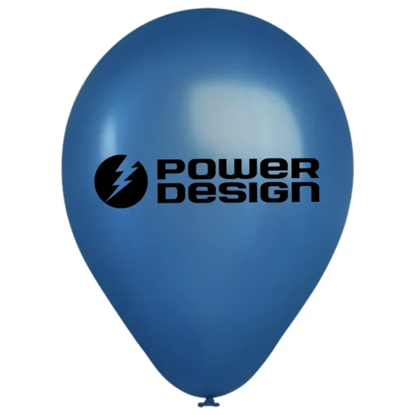 Alternative view of 9" USA Metallic Latex Balloons