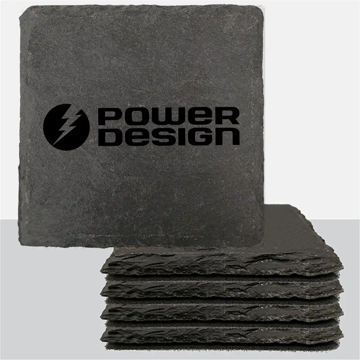 Square Slate Coasters - 4 Pack - Image 2