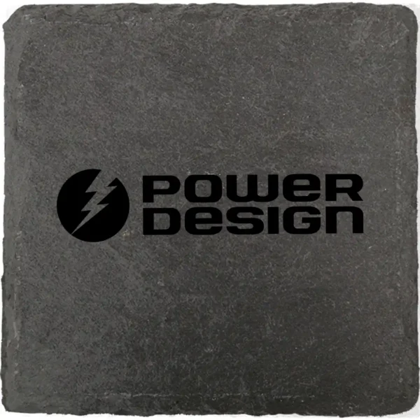 Square Slate Coasters - 4 Pack