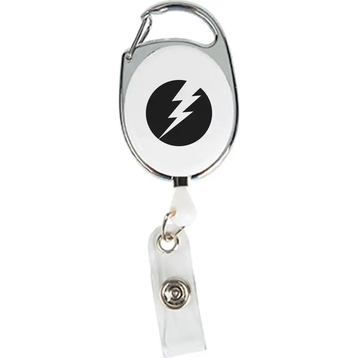Retractable Badge Reel w/ Pocket Clip - Image 3