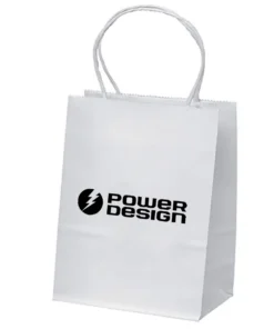 Alternative view of White Shopper Bag - Small