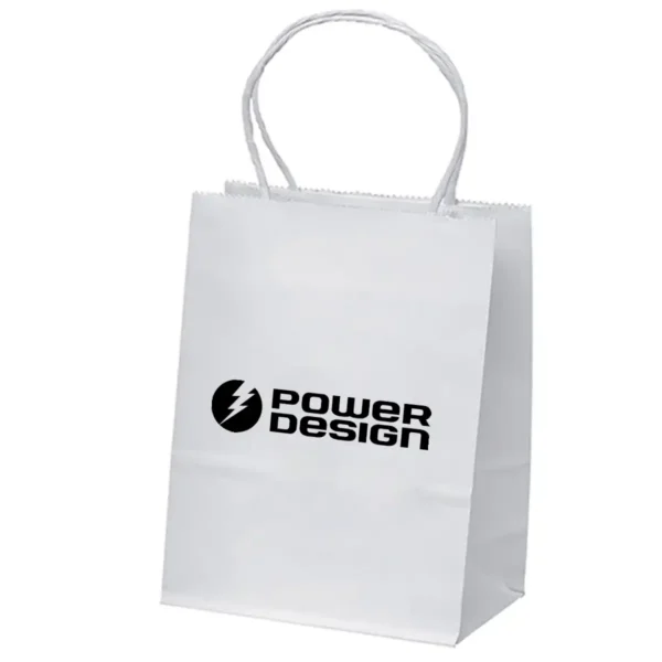 Alternative view of White Shopper Bag - Small