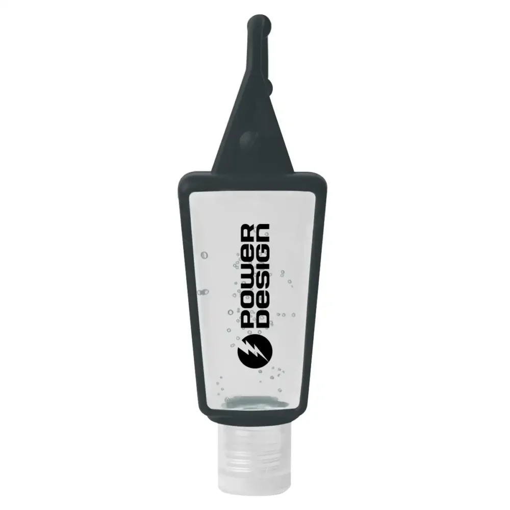 1 Oz. Hand Sanitizer In Silicone Holder