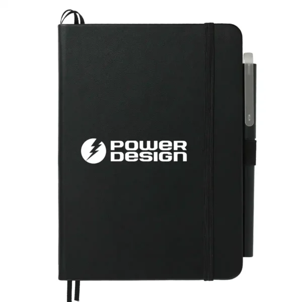 5" x 7" Recycled Bulleting Bound Notebook w Pen