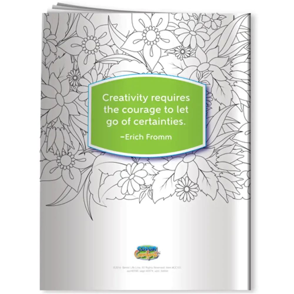 Alternative view of Color Comfort - Hues of Happiness (Flowers) Coloring Book