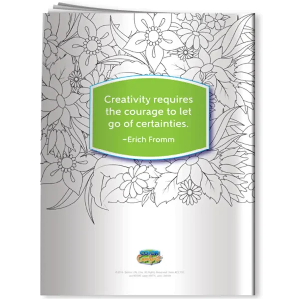 Alternative view of Color Comfort - Hues of Happiness (Flowers) Coloring Book